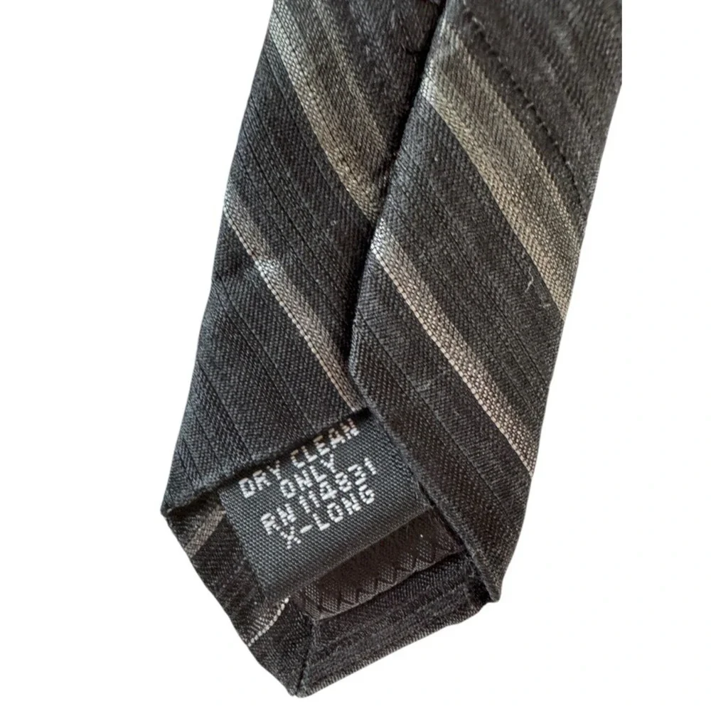Quinta Strada Mens‎ Silk Tie XLong Quiet Luxury Old Money Formal